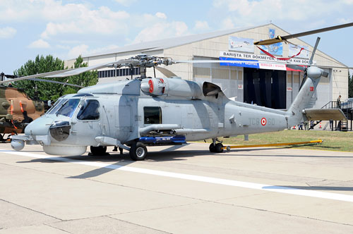 Hélicoptère SH70B Seahawk de la Marine turque