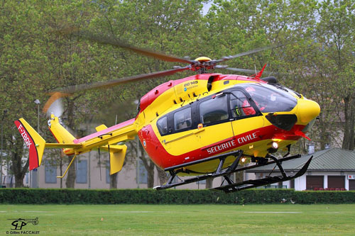 Hélicoptère EC145 de la Sécurité Civile française