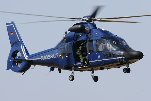 Hélicoptère EC155 de la Bundespolizei allemande