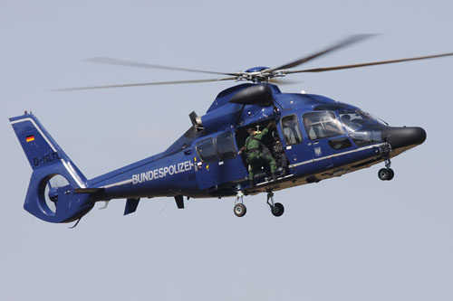 Hélicoptère EC155 de la Bundespolizei allemande