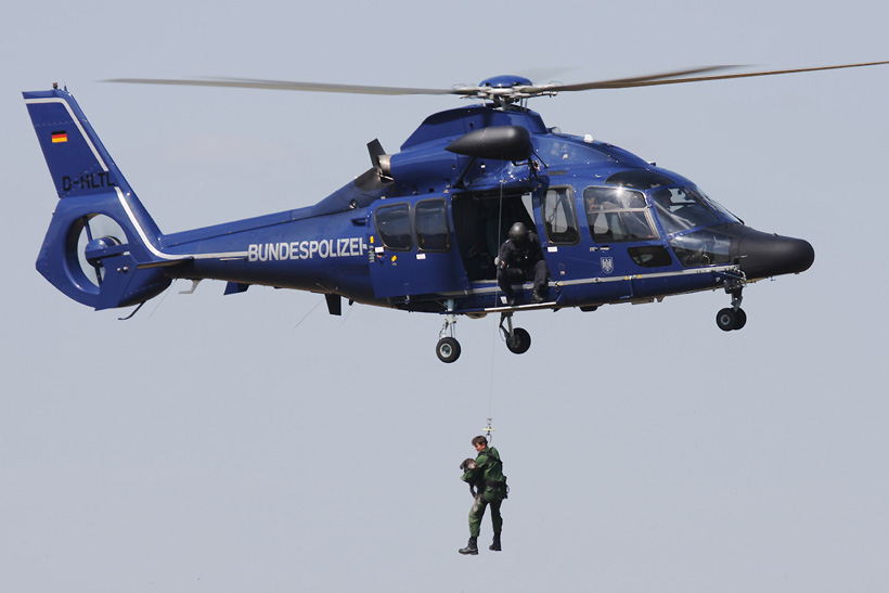 Hélicoptère EC155 de la Bundespolizei allemande