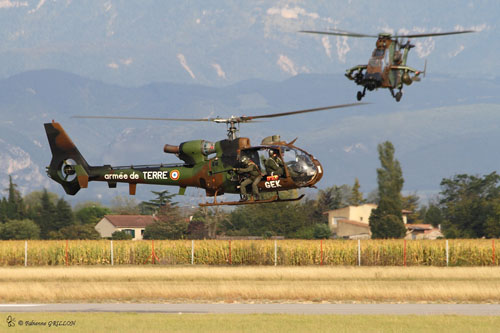 Hélicoptères SA342 Gazelle et EC665 Tigre HAD de l'ALAT