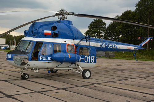 Hélicoptère MI2 de la Police polonaise