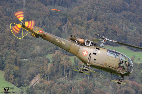 Hélicoptère Alouette III de l'Armée suisse