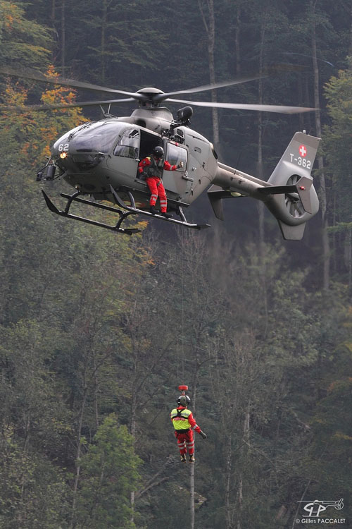 Hélicoptère EC635 de l'Armée suisse