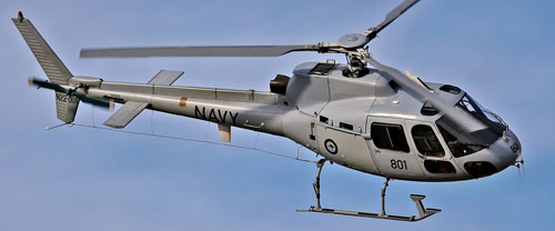 Hélicoptère AS350B Squirrel de la Marine australienne