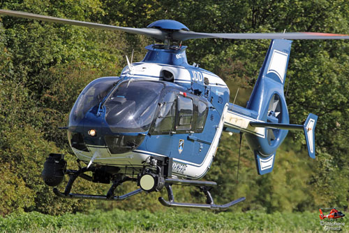 Hélicoptère EC135 de la Gendarmerie Nationale française