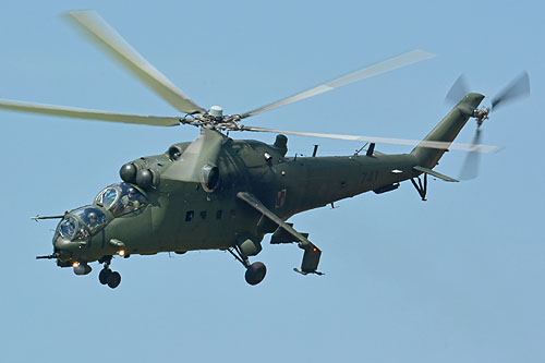 Hélicoptère MI24 Hind Pologne