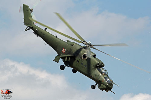 Hélicoptère MI24 Hind Pologne