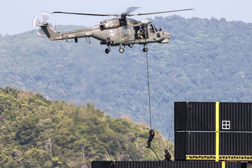 Hélicoptère SuperLynx Mk100 M501-5 de la Marine de Malaisie