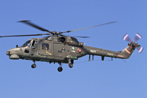 Hélicoptère SuperLynx Mk100 M501-5 de la Marine de Malaisie