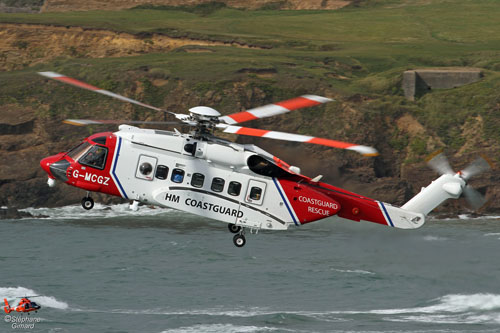 Hélicoptère S92 HM Coastguard G-MCGZ