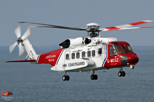 Hélicoptère S92 HM Coastguard G-MCGZ