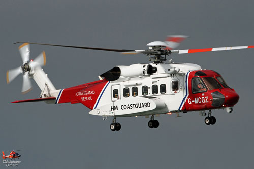 Hélicoptère S92 HM Coastguard G-MCGZ