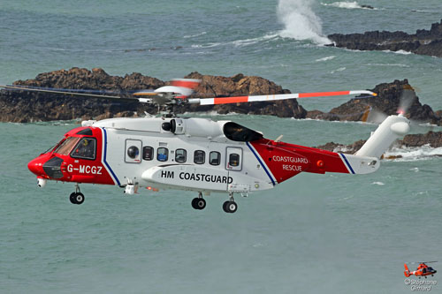 Hélicoptère S92 HM Coastguard G-MCGZ