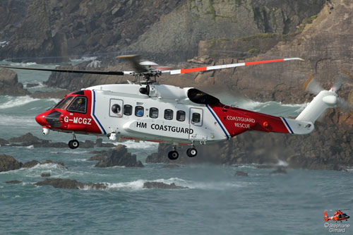 Hélicoptère S92 HM Coastguard G-MCGZ