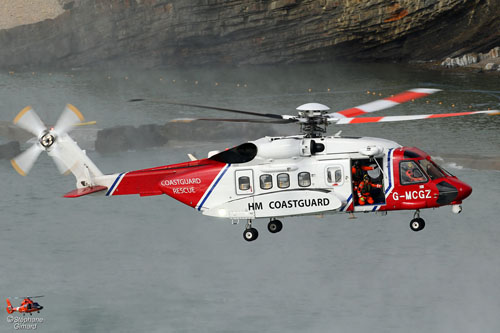 Hélicoptère S92 HM Coastguard G-MCGZ