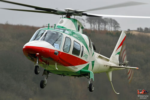 Hélicoptère AGUSTA WESTLAND AW109E G-POTR