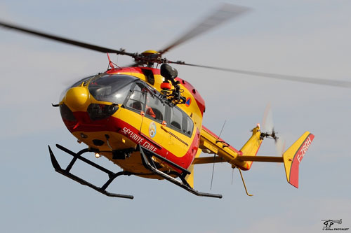 Hélicoptère EC145 de la Sécurité Civile française