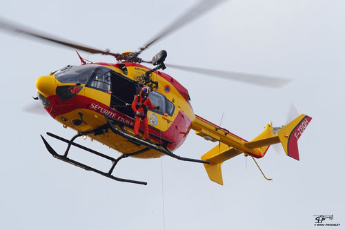 Hélicoptère EC145 de la Sécurité Civile française