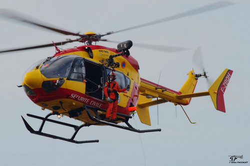 Hélicoptère EC145 de la Sécurité Civile française