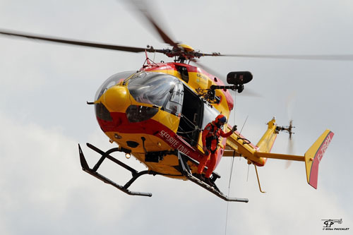 Hélicoptère EC145 de la Sécurité Civile française