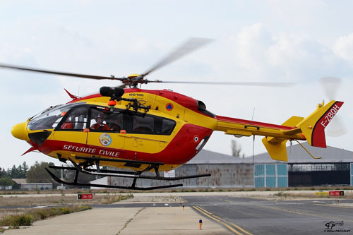 Hélicoptère EC145 de la Sécurité Civile française