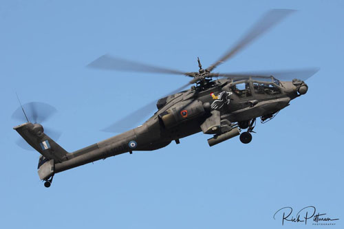 Hélicoptère d'attaque AH64 Apache de l'Armée de Terre grecque