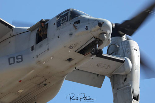 Hélicoptères convertibles MV22 Osprey des US Marines américains