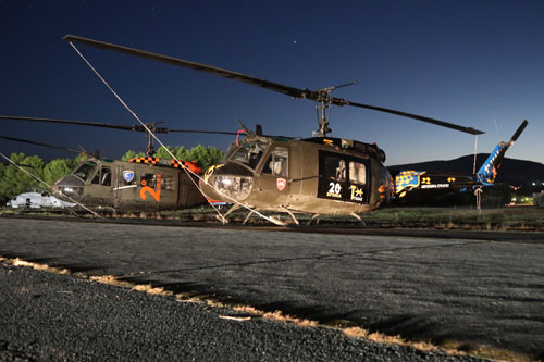 Hélicoptère UH1D Huey de l'Armée de Terre grecque