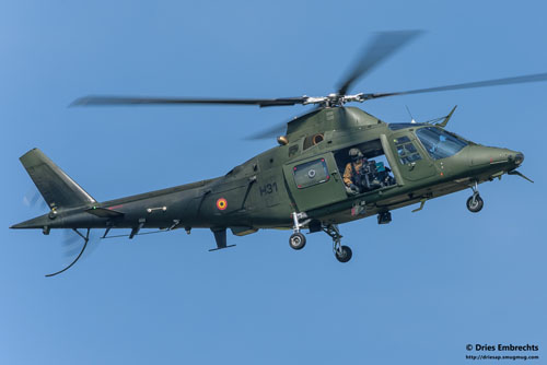 Hélicoptère A109 de l'armée belge 