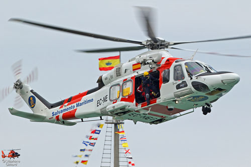 Hélicoptère AW139 EC-NEG Salvamento Maritimo Espagne