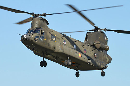 Hélicoptère CH47 Chinook de l'Armée de Terre espagnole