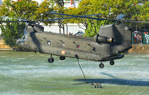 Hélicoptère CH47 Chinook de l'Armée de Terre espagnole