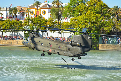 Hélicoptère CH47 Chinook de l'Armée de Terre espagnole