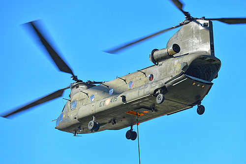 Hélicoptère CH47 Chinook de l'Armée de Terre espagnole