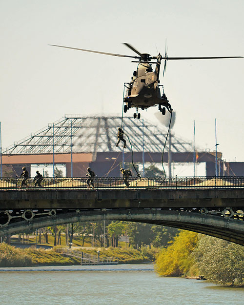 Hélicoptère AS532 Cougar de l'Armée de Terre espagnole