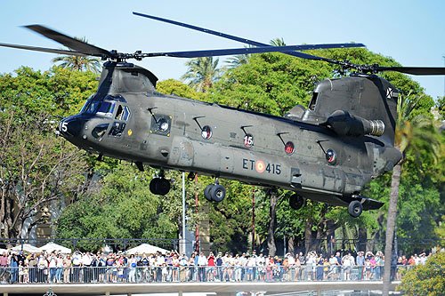 Hélicoptère CH47 Chinook de l'Armée de Terre espagnole