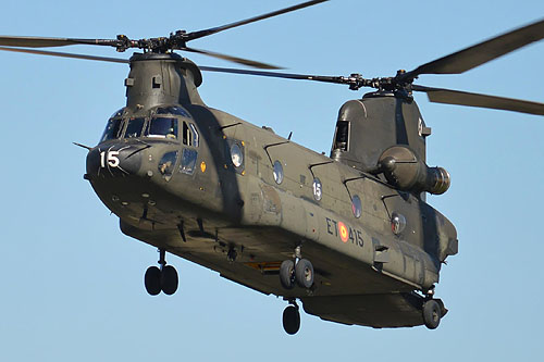 Hélicoptère CH47 Chinook de l'Armée de Terre espagnole