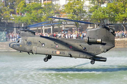 Hélicoptère CH47 Chinook de l'Armée de Terre espagnole