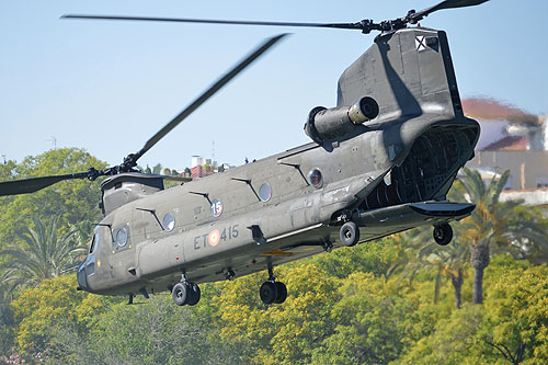 Hélicoptère CH47 Chinook de l'Armée de Terre espagnole