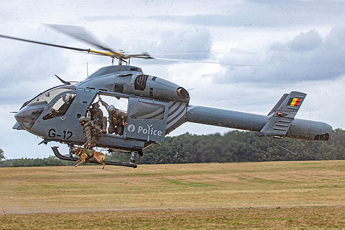 Hélicoptère MD902 G-12 de la Police belge (Federale Politie)