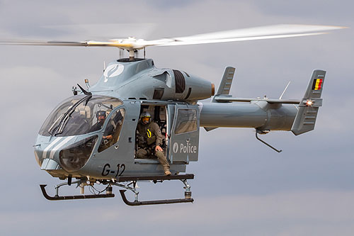 Hélicoptère MD902 G-12 de la Police belge (Federale Politie)