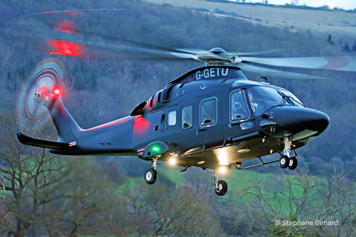 Hélicoptère Leonardo AW169 G-GETU