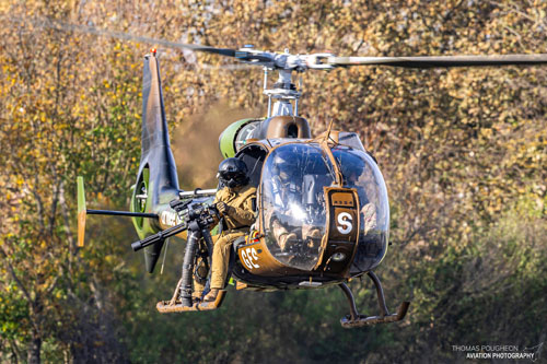 Hélicoptère SA342 Gazelle Gatling ALAT