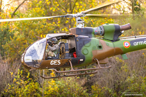 Hélicoptère SA342 Gazelle Gatling ALAT