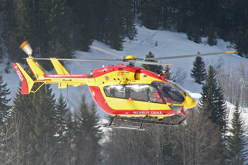 Hélicoptère EC145 Sécurité Civile