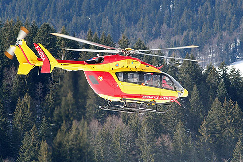 Hélicoptère EC145 Sécurité Civile