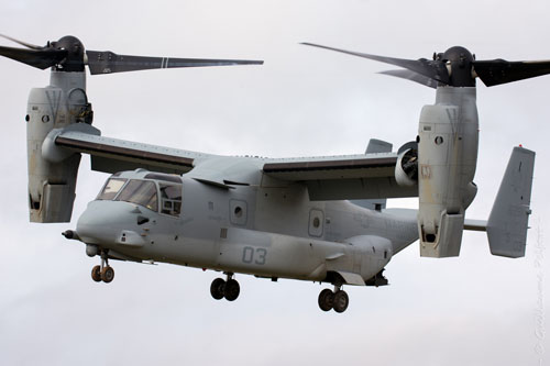 Hélicoptère à rotors basculants (convertible) V22 Osprey des Marines US