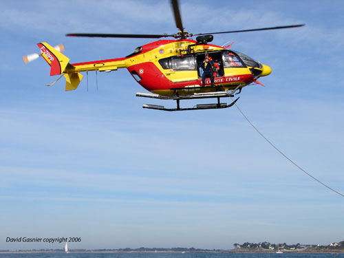 Hélicoptère EC145 Sécurité Civile